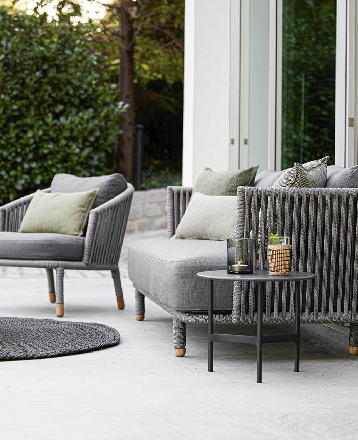 Moments Sofa by Cane-line with cushions